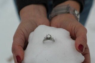 Ring in snow 1