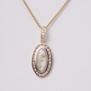 14y goldstone diamond pendant 888 5074
