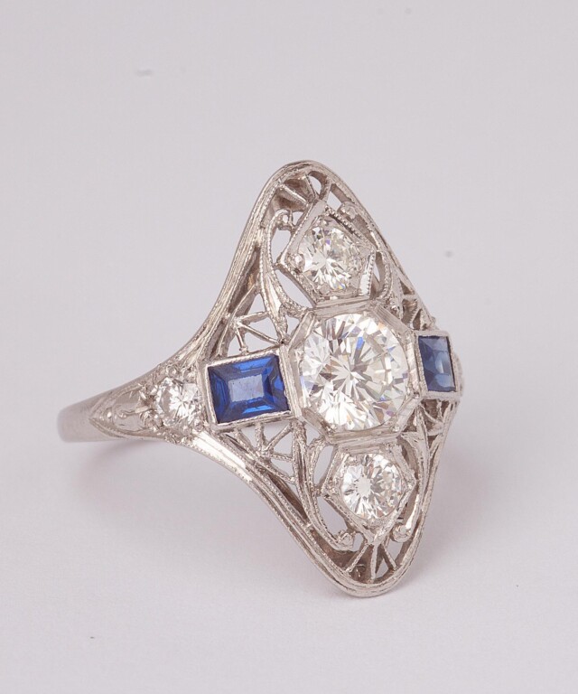 Vintage sapp dia ring 888 2056 large